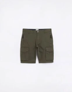 River Island Cargo Shorts In Dark Green For Men Green - Dark -Layered Clothes 204767414 3