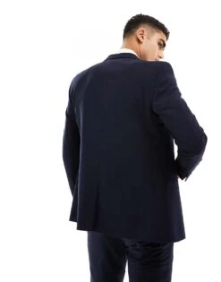 River Island Super Skinny Suit Jacket In Navy For Men -Layered Clothes 204833165 4