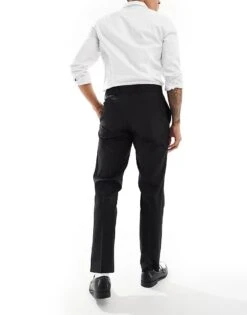 River Island Tux Suit Trousers In Black For Men 11 River Island Tux Suit Trousers In Black For Men -Layered Clothes 205692228 4
