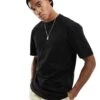 River Island Regular Fit T-shirt In Black For Men