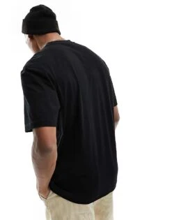 River Island Regular Fit T-shirt In Black For Men 9 River Island Regular Fit T-shirt In Black For Men -Layered Clothes 205727279 3