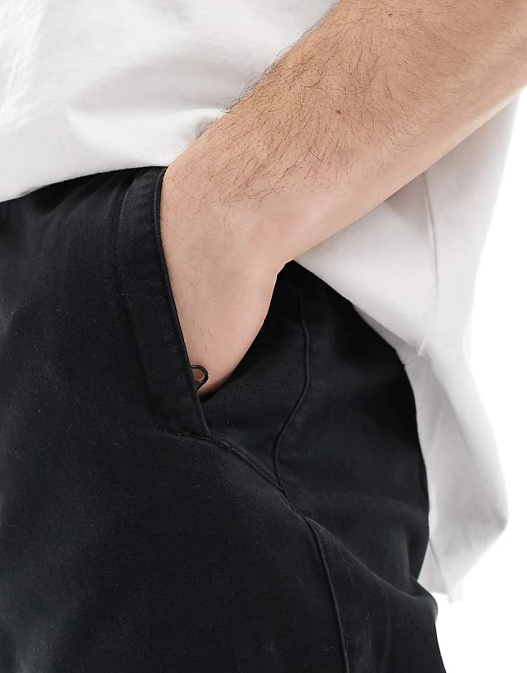 River Island Slim Fit Joggers In Black For Men 5 River Island Slim Fit Joggers In Black For Men - Image 3