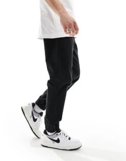 River Island Slim Fit Joggers In Black For Men 11 River Island Slim Fit Joggers In Black For Men -Layered Clothes 206141061 4