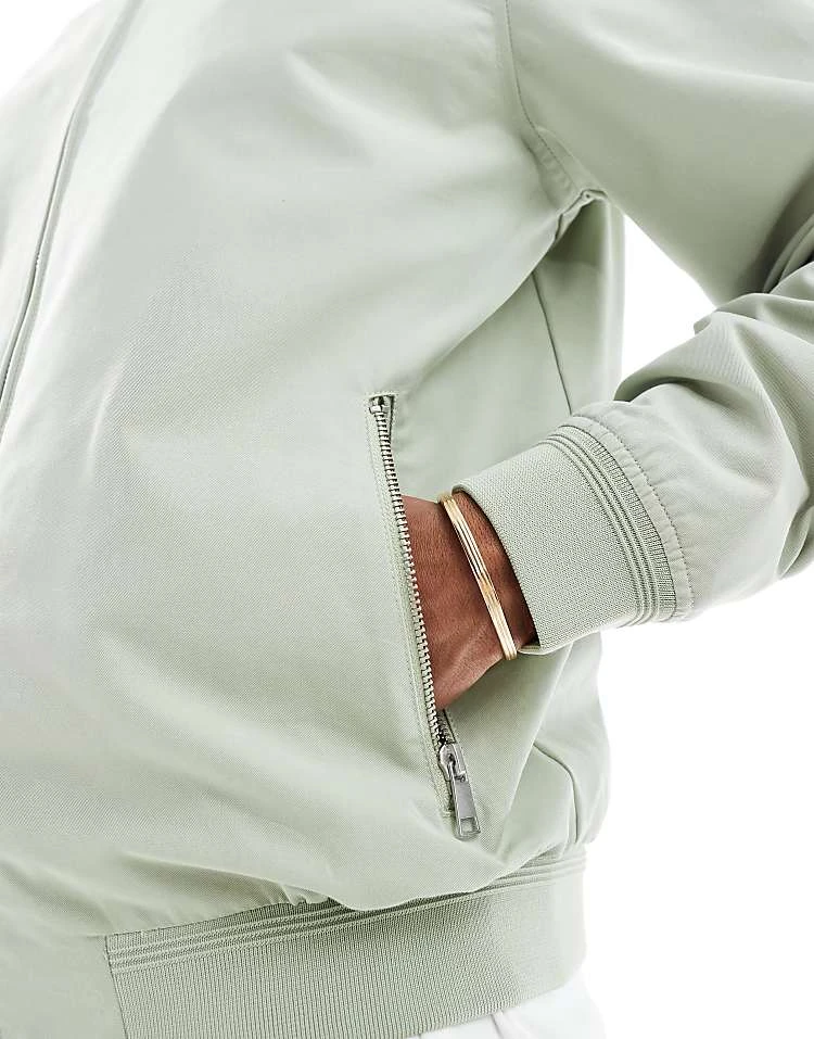 River Island Bomber Jacket In Light Green For Men Medium Green 6 River Island Bomber Jacket In Light Green For Men Medium Green - Image 4