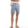 River Island Textured Shorts In Blue For Men Navy -Layered Clothes 206693377 1 navy