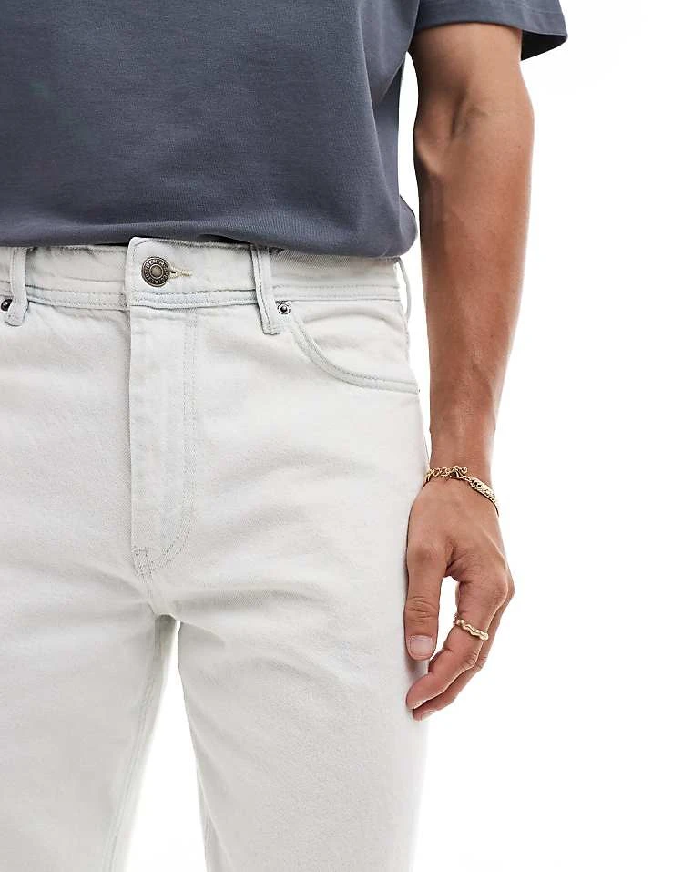 River Island Loose Fit Jeans In Bleach Wash Blue For Men Blue - Light 4 River Island Loose Fit Jeans In Bleach Wash Blue For Men Blue - Light - Image 2