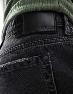 River Island Loose Fit Jeans In Washed Black For Men -Layered Clothes 206746507 5