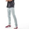 River Island Tapered Jeans In Light Blue Wash For Men Blue - Light -Layered Clothes 206749134 1 bluelight