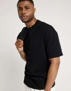 River Island 2 Pack Black/White Oversized T-Shirt For Men -Layered Clothes 206768587 3