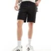 River Island Denim Shorts In Black For Men -Layered Clothes 206845516 1 black