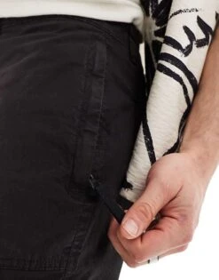 River Island Denim Shorts In Black For Men -Layered Clothes 206845516 3