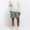 River Island Regular Fit Pull On Shorts In Green - Light For Men -Layered Clothes 206848752 1 greenlight