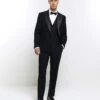 River Island Slim Fit Tuxedo -Layered Clothes 207156576 1 black