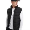 River Island Gilet In Black For Men