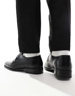 River Island Formal Derby Shoes In Black For Men -Layered Clothes 207169140 3