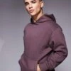 River Island Essential Hoodie In Purple For Men Purple - Light -Layered Clothes 207251897 1 purplelight