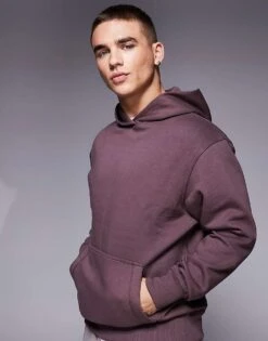 River Island Essential Hoodie In Purple For Men Purple - Light