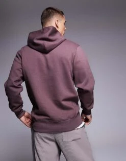 River Island Essential Hoodie In Purple For Men Purple - Light -Layered Clothes 207251897 3