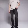 River Island Skinny Fit Jeans In Washed Black For Men Grey -Layered Clothes 207380363 1 grey