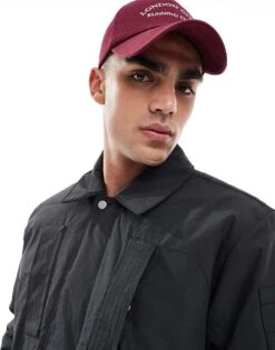 River Island Padded Utility Jacket In Navy For Men -Layered Clothes 207407671 3