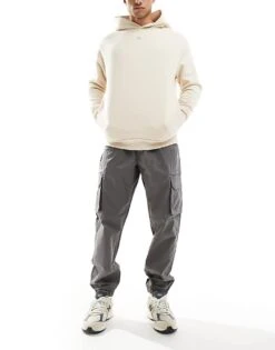 River Island Greco Cargo Trousers In Dark Grey For Men Grey - Dark -Layered Clothes 207408052 4