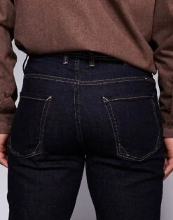 River Island Skinny Fit Jeans In Indigo Wash For Men Blue - Dark -Layered Clothes 207479537 4