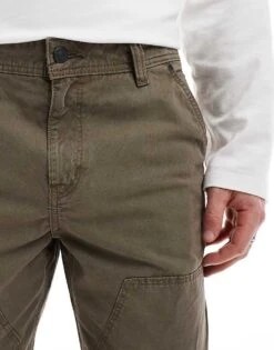 River Island Relaxed Fit Workwear Trousers In Brown For Men -Layered Clothes 207609360 3