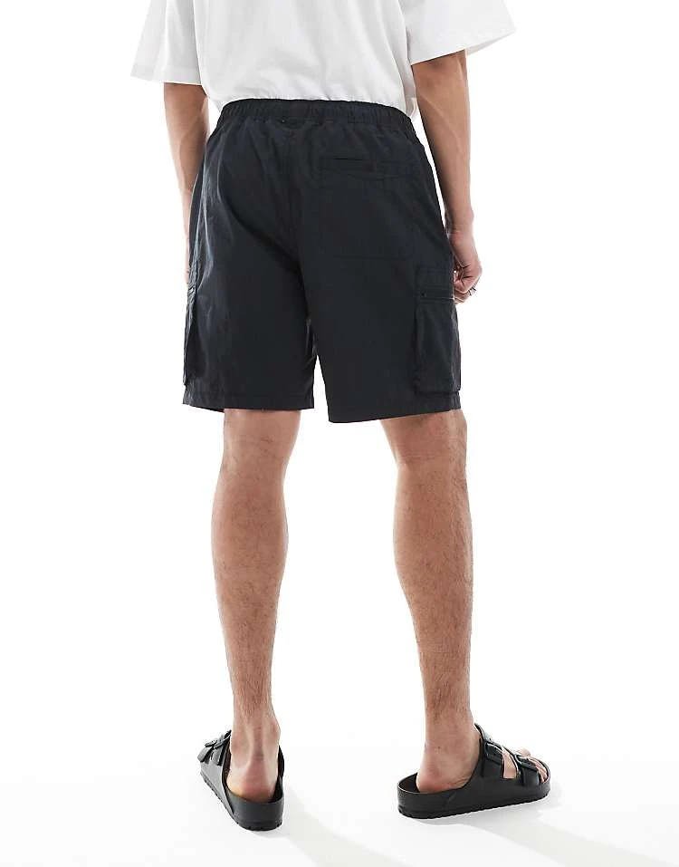 River Island Cargo Shorts In Black For Men 7 River Island Cargo Shorts In Black For Men - Image 5