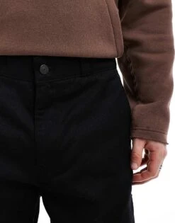 River Island Carpenter Trousers In Black For Men -Layered Clothes 207627386 5