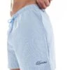 River Island Seersucker Swim Trunks In Light Blue For Men Blue - Light -Layered Clothes 207627446 1 bluelight