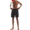 River Island Cargo Swim Shorts In Black For Men 1 River Island Cargo Swim Shorts In Black For Men -Layered Clothes 207627477 1 black