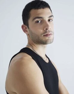 River Island Muscle Fit Ribbed Vest Set In Black For Men -Layered Clothes 207916731 3