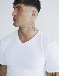 River Island Muscle Fit T-Shirts 3 Pack In Multi For Men Navy -Layered Clothes 207916740 3