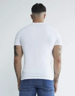 River Island Muscle Fit T-Shirts 3 Pack In Multi For Men Navy -Layered Clothes 207916740 4