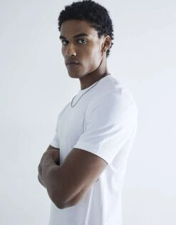 River Island Slim Fit T-Shirts 3 Pack In Multi For Men Khaki -Layered Clothes 207928384 4