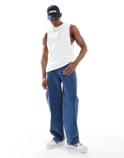 River Island Vest In White For Men -Layered Clothes 208143981 4