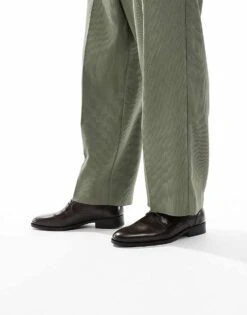 River Island Derby Shoes In Dark Brown For Men Brown - Dark -Layered Clothes 208144033 1 browndark 1