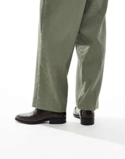 River Island Derby Shoes In Dark Brown For Men Brown - Dark -Layered Clothes 208144033 4