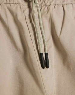 River Island Cuffed Cargo Trousers In Medium Stone For Men -Layered Clothes 208144204 3