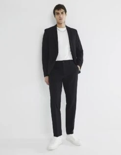 River Island Skinny Fit Suit Trousers In Black For Men -Layered Clothes 208167128 1 black 1