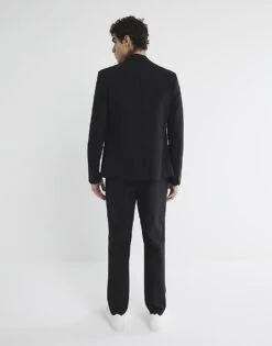 River Island Skinny Fit Suit Trousers In Black For Men -Layered Clothes 208167128 4