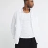 River Island Relaxed Shirt In White For Men -Layered Clothes 208199019 1 white