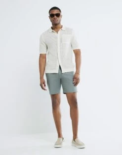 River Island Belted Chino Shorts In Green - Medium For Men -Layered Clothes 208266446 3