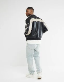 River Island Denim Straight Jeans In Blue - Light For Men -Layered Clothes 208344182 3