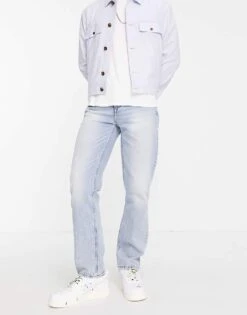 River Island Straight Jeans In Blue For Men -Layered Clothes 24236196 1 blue 1